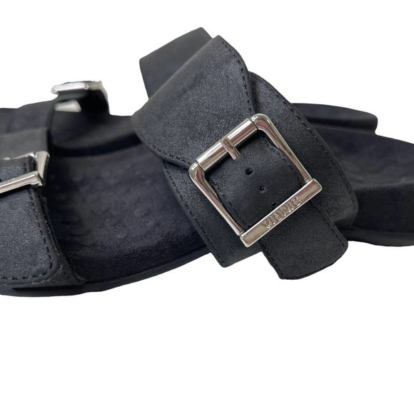 COPY - Vionic Ossa Orthaheel Women's Black Double Buckle Strap Sandals Size US 8 - Picture 7 of 12